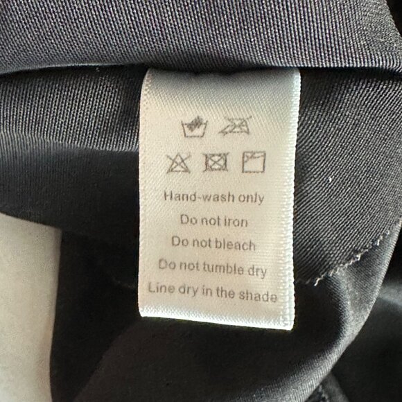 Popilush Womens Shapewear Bodysuit Large Black Tummy Control Snap Closure - Picture 7 of 8